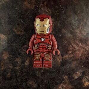 Lego Minifigure Iron Man - Silver Hexagon on Chest sh0612 Super Heroes